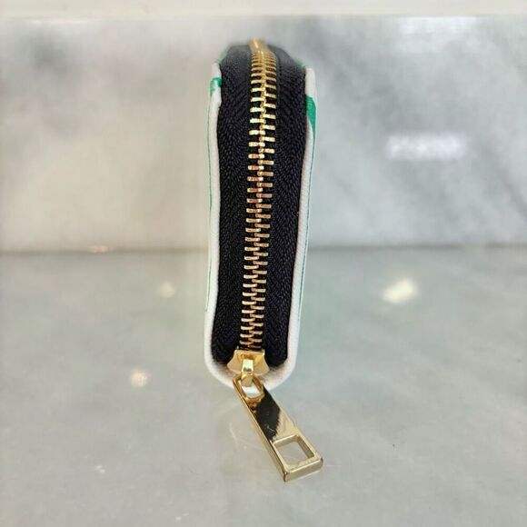 A New Day Striped Zip-Around Wallet Green - Picture 3 of 5